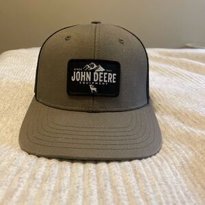 John Deere Hat – Olive/Black